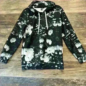 Into the AM Black & White size Small Hoodie Sweatshirt